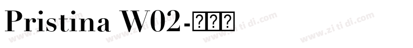 Pristina W02字体转换